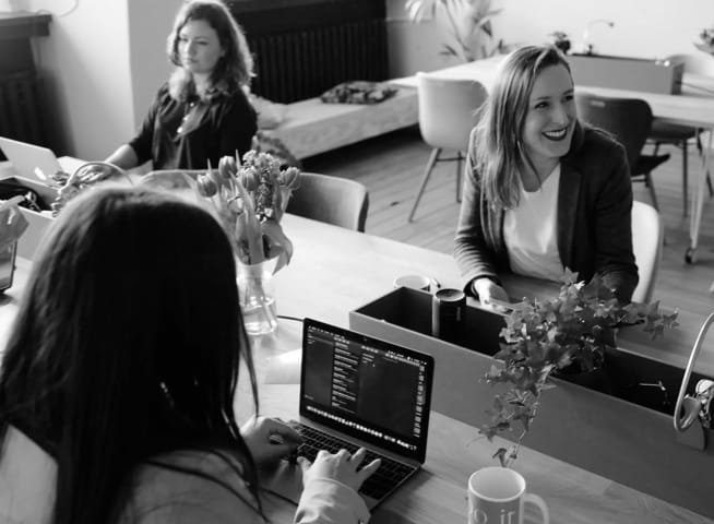 woman in meeting